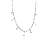 NECKLACE-שרשרת לולאות עם תליונים